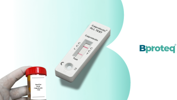 raffigurato un Test Rapido Calprotectina feci prodotto da bproteq