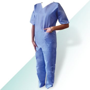 Divisa infermiere (casacca e pantalone) 40gr TNT triplo strato - 1pz
