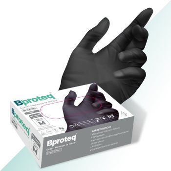 Guanti Monouso Nitrile Neri 3,5gr - 100 pz