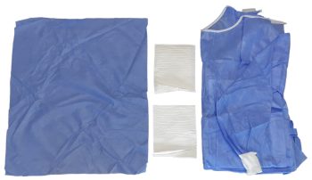 Kit camice sterile rinforzato 43gr + telo - 1pz